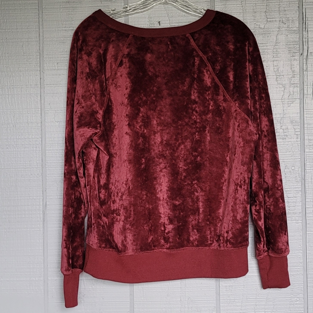 LOFT Lou & Grey Velour Sweatshirt. Size S - Picture 4 of 6